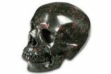 Polished Dragon's Blood Jasper Skull - South Africa #382196-2